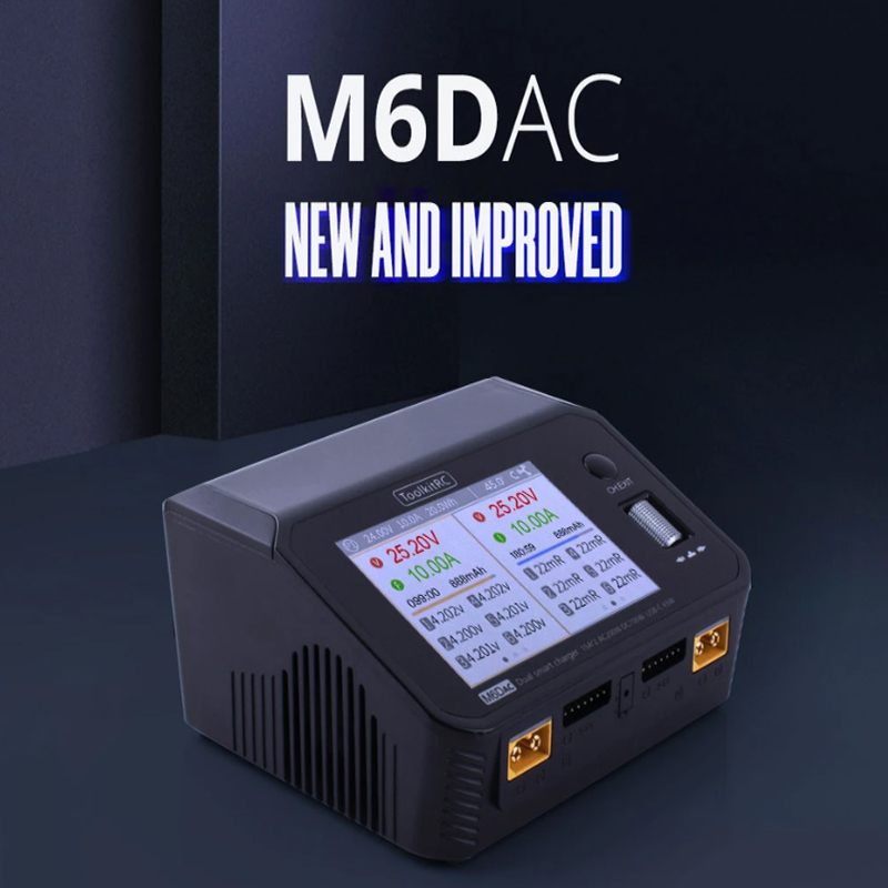 Chargeur-déchargeur intelligen - Toolkitrc M6Dac Smart Charger avis et prix